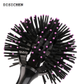 DISICHEN Luxury 3D Round Hair Brush Hair Styling Comb Salon Make Up 360 Degree Ball Styling Tools Detangling Hairbrush Heat Resistant Women Comb. 