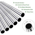 Reusable 304 Stainless Steel Boba Straws 12mm Colored Metal Straw Slanted Mouthed Straight Tubes Stir Tube For Bubble Tea Tapioca Pearl. 