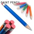 School Office Supplies Performance Prop With Eraser Fun Gift For Painter Artist Student Huge Pencil Giant Pencil Large Wood Pencil. 