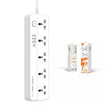 LDNIO SC5415 Multi Function Power Strip 5 Power Sockets Fast Charging PD+QC 3.0 USB Port 2Meter Cord Power Extension Multi Plug Wire Code. 