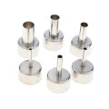 OYPFXMI 6 PCS 858 Universal Hot Air Nozzle Round Mouth Nozzle for Air Pump Type Hot Air Desoldering Station Accessories. 