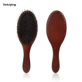 Sutuiying Women's Hair Comb Scalp Massager Bamboo Handle Professional Original Boar Bristle Airbag Hairbrush for Thick Thin Curly Wet Hair. 