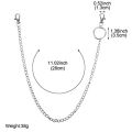3 Pieces Jeans Chains Wallet Chain Pocket Chain Belt Chains Hip Hop Pants Chain Wallet Chain Multi-Layer Chain. 