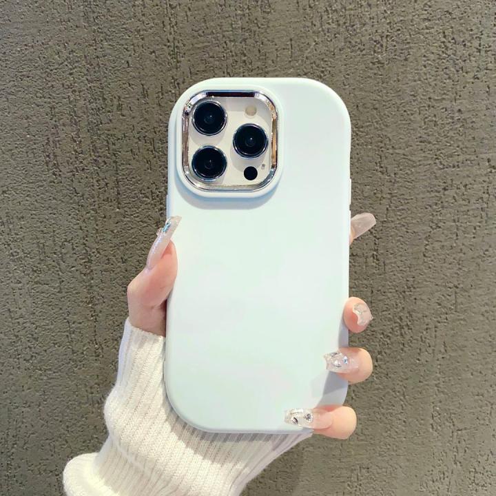 Applicable%20to%20Samsung%20S23Ultra%20mobile%20phone%20case%20Galaxy%20S23FE%20silver%20mirror%20little%20chubby%20dun%20S23+%20protective%20case%20girl%20powder%20-%20Image%205