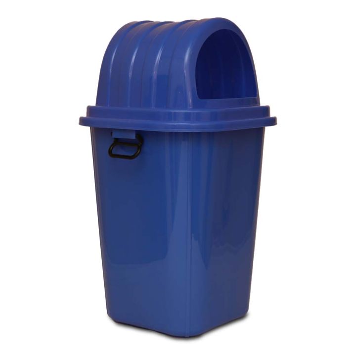 Plastic%20Square%20Dom%20Lid%20Garbage%20Waste%20Bin%2070%20Litre%20-%20Blue%20-%20Image%202