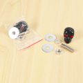 Kqueebee 1 Pair Motorcycle Skull Number Plate Frame Screws Fitting Screw Black. 
