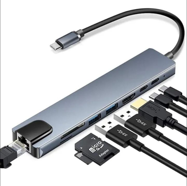 Genuine%20USB%20C%20Hub%208%20in%201%20Multifunction%20Adapter%20for%20MacBook%20&%20Windows-%20USB%20Docking%20Station,%204K%20HDMI,%20HDTV,%20SD,%20TF%20card,%20RJ45,%20USB%20C%20-%20Image%206