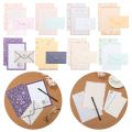 School Office Supplies Flower Printing Cartoon Animal Writing Paper 6PCS Letter Stationery With Envelopes 3PCS Variety Designs. 