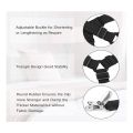 2Pcs Adjustable Elastic Suspenders Gripper Straps Clip for Bed Sheets Mattress Covers Sofa Cushion (Black). 
