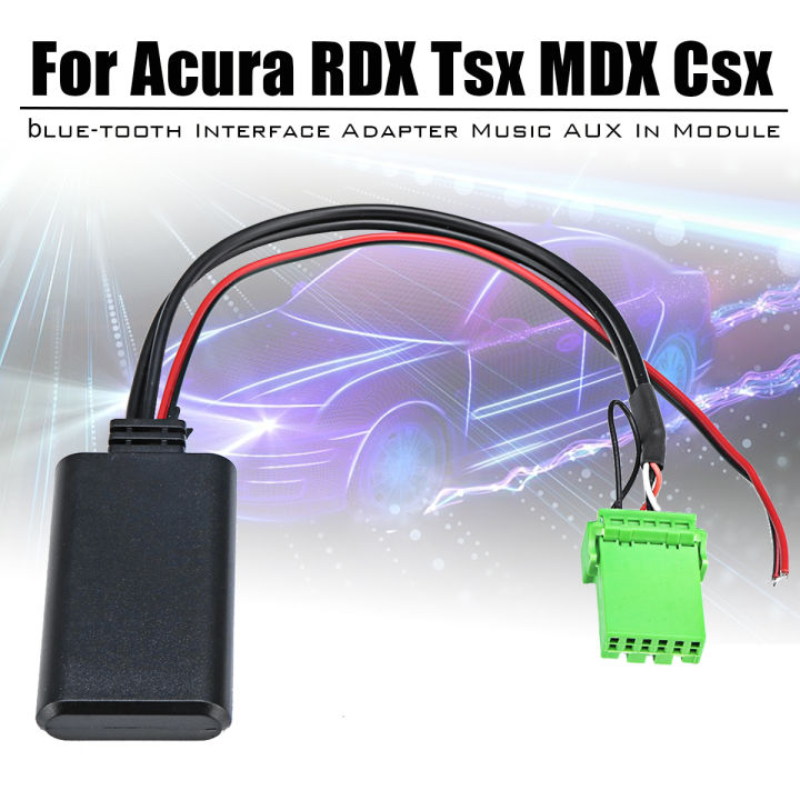 Bluetooth Interface Adapter Music AUX In Module for Acura RDX Tsx MDX Csx Car
