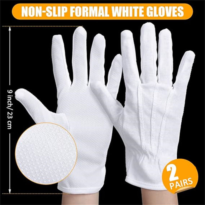 Formal%20dress%20guard%20costume%20for,%20gloves%20cotton%20gloves%20work%20men%20and%20women%20white%205/2%20pair%20of%20anti-slip%20gloves%20jewelry%20check%20-%20Image%205