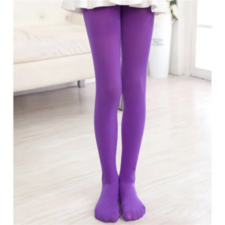 FORIDE%202X%20White%20Kids%20Girls%20Velvet%20Ballet%20Tights%20Dance%20Socks%20Microfiber%20Socks%20Professional%20Dance%20Leggings%20S%20-%20Image%202