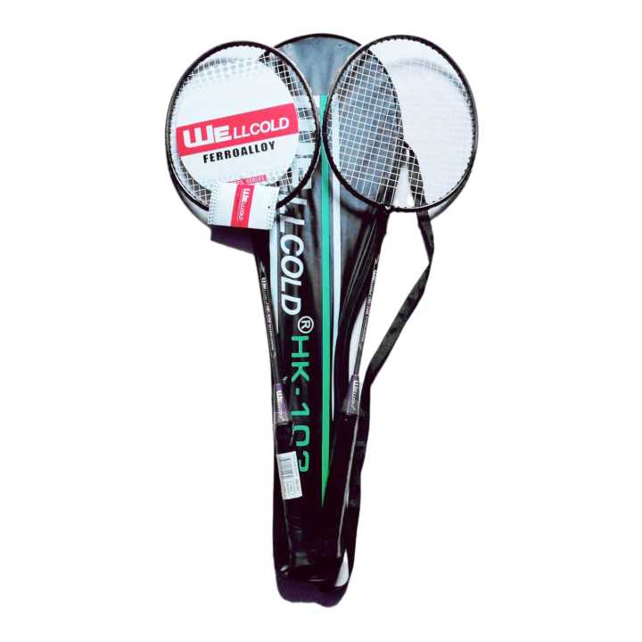 2 In 1 Wellcold HK-103  Badminton Racket With Bag