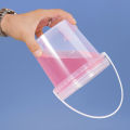 150ML-1500ML BPA-Free Empty Plastic Bucket with Lid Airtight PP Jars Clear Container for Bulk Food Storage MENGYU. 