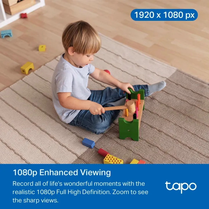 TP-Link%20Tapo%20C201%20Pan/Tilt%20Home%20Security%20Wi-Fi%20Camera%201080P%20Motion%20Detection%20and%20Alerts,%20Night%20Vision%20Two-Way%20Audio%20Supports%20MicroSD%20Cards%20Up%20To%20512GB%20-%20Image%203