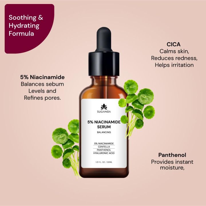 Suganda%205%25%20Niacinamide%20Face%20Serum%20With%20Centella%20Asiatica%20&%20Panthenol%20-%2030%20Ml%20-%20Image%204
