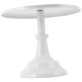 Metal Iron Cake Stand Round Pedestal Dessert Holder Cupcake Display Rack Bakeware White Birthday Wedding Party Decoration. 