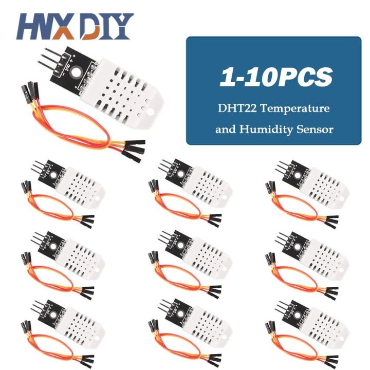 1-10pcs DHT22 Digital Temperature and Humidity Sensor AM2302 Module+ ...