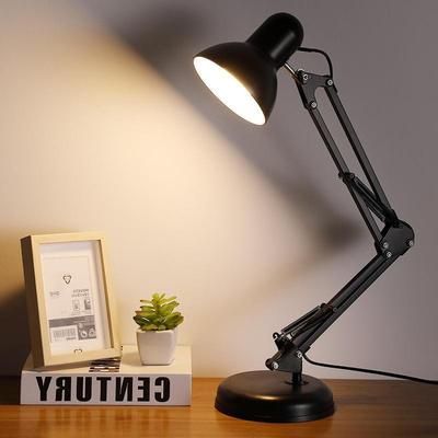 Adjustable, Flexible Metal Electric Table Lamp Reading Study