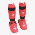 Red Color Karate Shin Guard. 