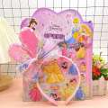 New Childrens Rabbit Ear Headband Furong Leather Three-dimensional Bubble Girl Princess Dress Up Cartoon Sticker Gift. 