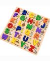 Wooden Montessori Toys Early Education Puzzle English Alphabet learning ABC Baby Toys Children Letter Board. 