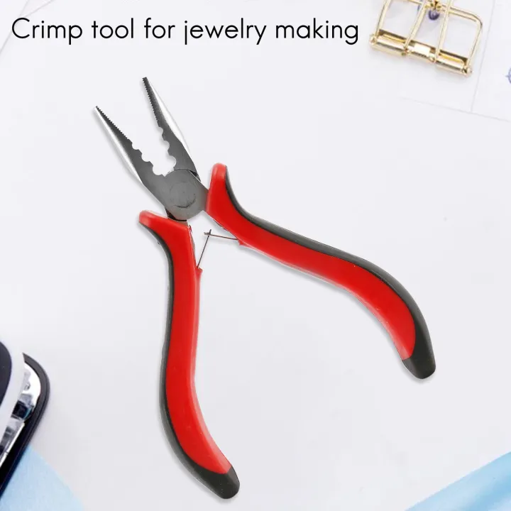 OUMERY%201%20Pack%2045%20Steel%20Jewelry%20Bead%20Crimper%20Tools%20Crimping%20Press%20Plier%20for%20Jewelry%20Making%20Red%20-%20Image%207