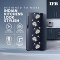 IFB DC-2132FBF 2Star Single Door Refrigerator 187 L Floral Falls Blue. 