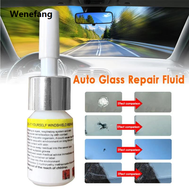 Wenefang DIY Car Window Phone Screen Repair Kit Glass Curing Glue Auto Glass Bargain price Scratch Crack Restore Windshield Repair Tool Car Accessories