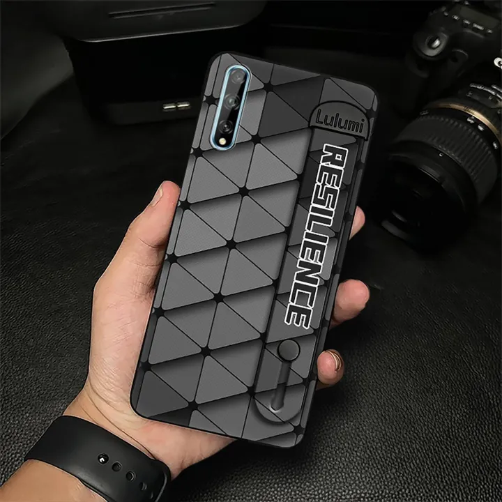 Kickstand%20Protective%20Phone%20Case%20For%20Huawei%20Enjoy%2010s/Y8P/P%20Smart%20S%20Wrist%20Strap%20Durable%20Fashion%20Design%20Geometry%20Wristband%20-%20Image%205