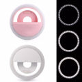Rechargeable Portable Selfie Ring Light for Camera Phone Light LED Flash RK12. 