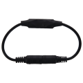 ARELENE 4X Low-Profile Inline Controller Mini 3 Key Dimmer Switch for LED Strip Light Black. 