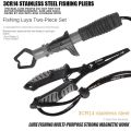 New Stainless Steel Multifunction Fishing Pliers Multifunctional Anti Seawater Cutthroat Fishing Pliers Corrosion Preventive Stainless Steel Fishing Tools Outdoor Activities. 