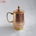 Axia Krafts Pure Copper Hammered Mug x1 (500 ml) Tama Mug Axia Krafts. 