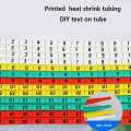 1000PCS 0-9 Printed Heat Shrink Tubing Cable Marker heat wire label PVC insulation shrink ratio 2:1 Marked Wires. 