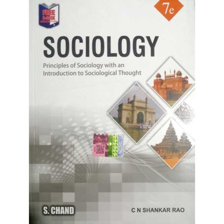 Principles of Sociology with an Introduction to sociological Thought by C N Shankar Rao