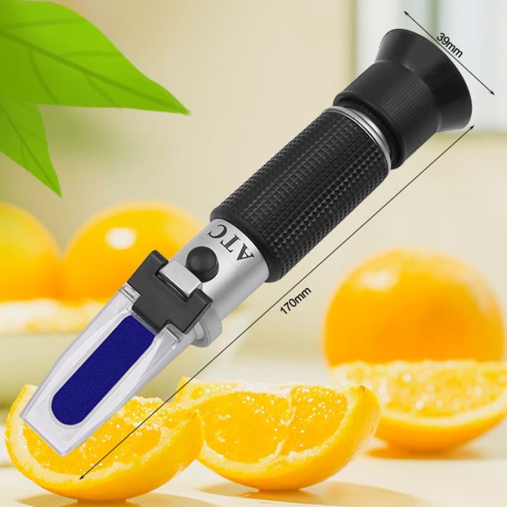 Professional Sugar Tester Handheld Brix Saccharimeter Refractometer ...