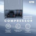 IFB Double Door Refrigerator 285 Liters 2 Star Surround-Cool IFBFF-3152FBS Brush Grey. 