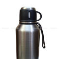 2 Liters Large Stainless Steel Vacuum Flask Thermos Water Bottle - Keeps Hot & Cold 18 Hours - With Steel Tea Infuser, Cup Lid & Carrying Pouch - Premium Travel Insulated Jug. 