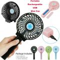 Portable USB  Rechargeable Battery Fan Air Cooler handy Mini Fan. 