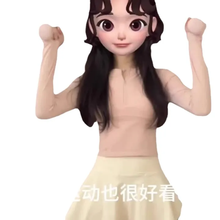 VIBRATE%20Spring%20&%20Autumn%20Long%20Sleeve%20Yoga%20Wear%20Women's%20Athleisure%20Running%20Fitness%20Comes%20With%20Chest%20Padding%20T-Shirt%20Breathable%20and%20Sweat%20Absorbent%20-%20Image%205