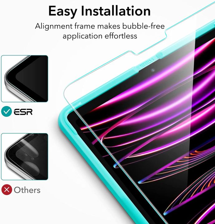 ESR%20Screen%20Protector%20for%20iPad%20Pro%2012.9%20Inch%202022%20/%202021%20/2020/2018%20iPad%2012.9%20Tempered%20Glass%20Film%20with%20Alignment%20Frame%20-%20Image%207