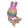 Easter Bunny Ear Eggs with Dragon Full Articulated Dragon in Egg Crystal Dragon 1 Piece C. 