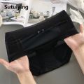 Sutuiying 1Pc Women Panties Quick Drying Briefs Seamless Underwear Solid Silky Female Soft Underpants Summer Cool Panties Lingerie BRYT. 