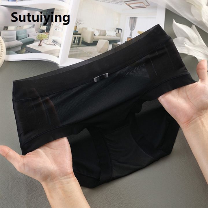 Sutuiying%201Pc%20Women%20Panties%20Quick%20Drying%20Briefs%20Seamless%20Underwear%20Solid%20Silky%20Female%20Soft%20Underpants%20Summer%20Cool%20Panties%20Lingerie%20BRYT%20-%20Image%207