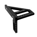 Woodworking quare aluminum oblique joint triangular hole ruler protractor 45/90 degree measurement. 