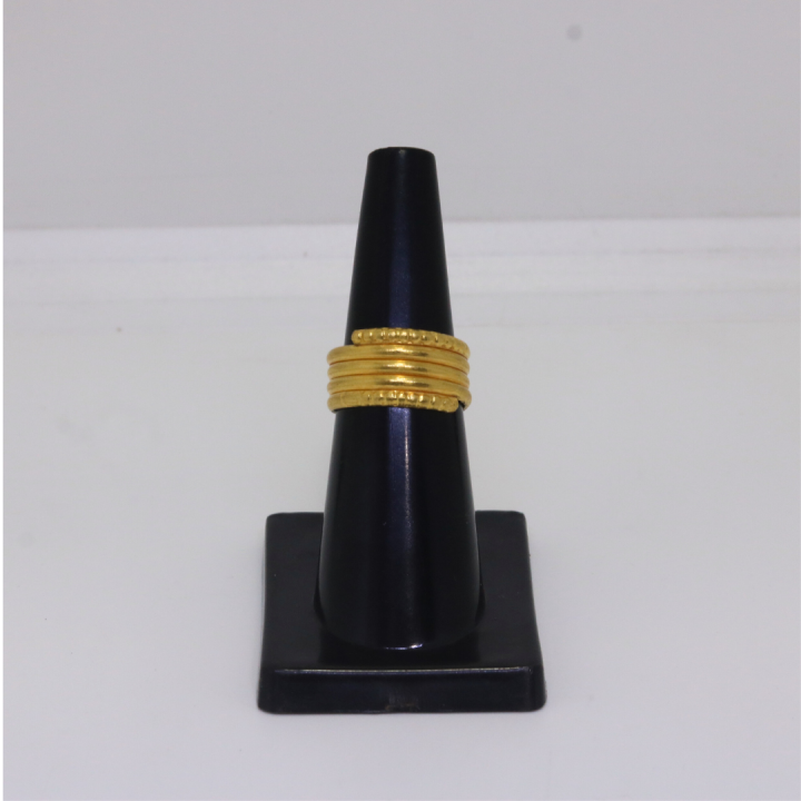 Pure Gold Beruwa Ring For Unisex II Gold  Finger Ring For Men And Women 0.600 Gram (5 Lal)