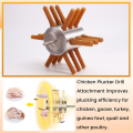 Chicken Plucker Drill Attachment Chicken Plucker 18 Large Size Chicken Removal Plucker Machine. 