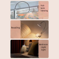 Bedside Lamp 3 Color Modes Mini Clip-on Aquarium Lamp Adjustable Waterproof Fish Clip Lamp Energy Saving Touch Dimming Tabletop Reading Lamp Home Decorations. 