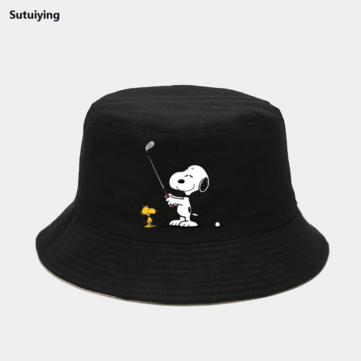 Sutuiying%201pc%20Snoopy%20Printed%20Bucket%20Hat%20Breathable%20Sun%20Hat%20Outdoor%20Sports%20Vacation%20Travel%20Foldable%20Fisherman%20Cap%20For%20Men%20Women%20Spr%20-%20Image%204